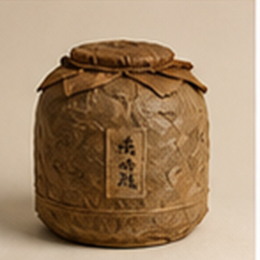 清式陈茶砖块 · 色泽温润