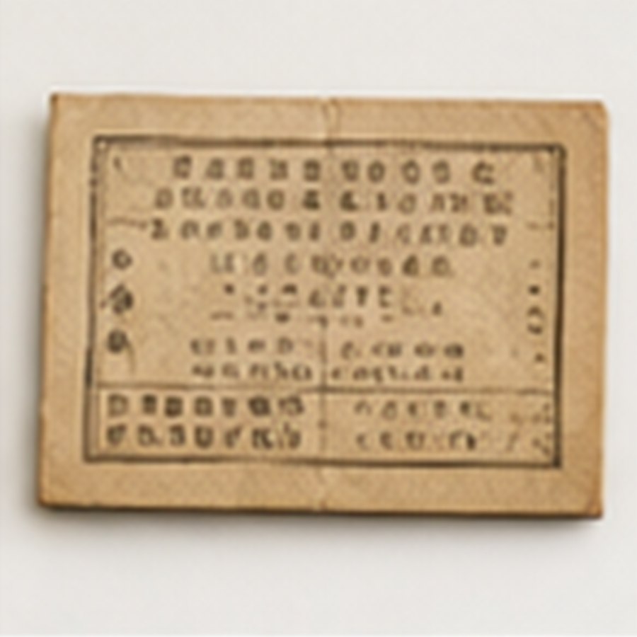 旧藏计划供应券 · 纹饰清晰