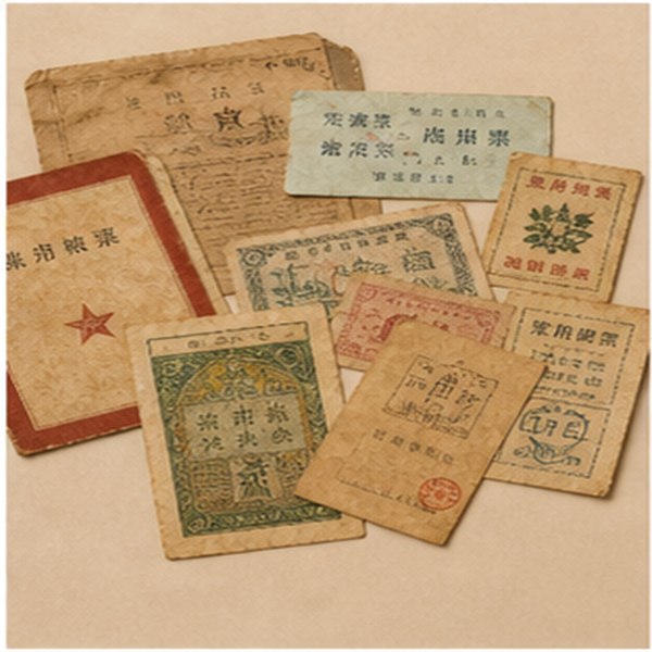 精选粮票地方布票一组收藏佳品